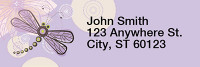 Garden Dragonflies Address Labels | LRRNAT-78