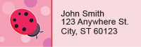 Ladybugs on Parade Address Labels | LRRNAT-79