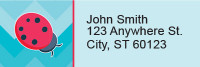 Ladybugs on Parade Address Labels | LRRNAT-79
