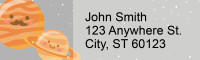 Happy Solar System Address Labels | LRRSPA-07
