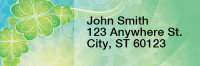Shamrock Shuffle Rectangle Address Labels | LRRTVL-18
