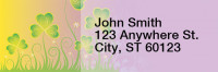Shamrock Shuffle Rectangle Address Labels | LRRTVL-18