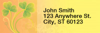 Shamrock Shuffle Rectangle Address Labels | LRRTVL-18