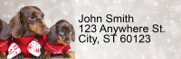 Howling Holidays Address Labels | LRRXMS-63