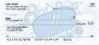 Stylish Monogram 'Y' Personal Checks | MONO-03Y