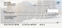 Snowy Woodland Personal Checks | NAT-86