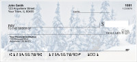 Snowy Woodland Personal Checks | NAT-86