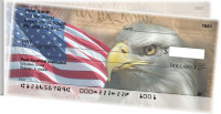 American Eagle Pride Side Tear Personal Checks | STEVC-21