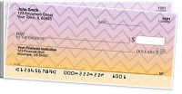 Sunset Chevron Side Tear Personal Checks | STGEP-001