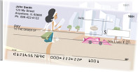 Sophisticated City Girl Side Tear Personal Checks | STGIR-01