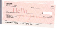 Hello, Gorgeous Side Tear Personal Checks | STLOV-21
