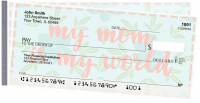 I Love You, Mom Side Tear Personal Checks | STLOV-24