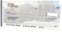 Snowy Woodland Side Tear Checks | STNAT-86