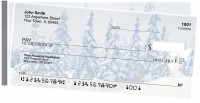 Snowy Woodland Side Tear Checks | STNAT-86