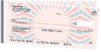 Red, White and Blue Side Tear Checks | STPAT-39