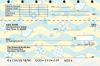 Colorful Sea Turtles Top Stub Checks | TSANI-005