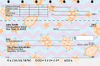 Colorful Sea Turtles Top Stub Checks | TSANI-005