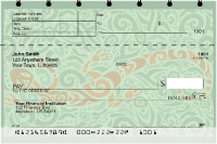 Swirl Art Top Stub Checks | TSANI-010