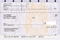 Swirl Art Top Stub Checks | TSANI-010