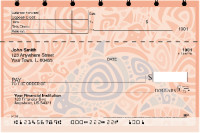 Swirl Art Top Stub Checks | TSANI-010