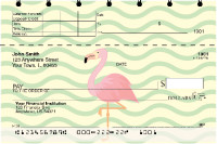 Wading Flamingos Top Stub Checks | TSANI-011