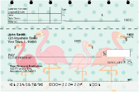 Wading Flamingos Top Stub Checks | TSANI-011