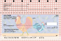 Country Rooster Top Stub Checks | TSANI-013