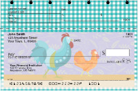 Country Rooster Top Stub Checks | TSANI-013