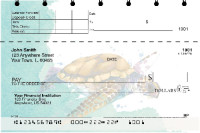 Elegant Sea Turtles Top Stub Checks | TSANI-017