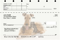 Airedale Terrier Top Stub Checks | TSDOG-89