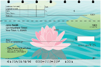 Water Lilies Top Stub Checks | TSFLO-004