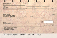 Vintage Baroque Top Stub Checks | TSFLO-97