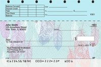 Painted Feathers Top Stub Checks | TSFUN-99