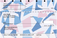 Geometric Pastels Top Stub Checks | TSGEO-001