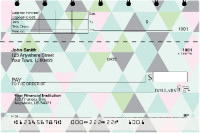 Geometric Pastels Top Stub Checks | TSGEO-001