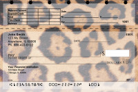 Animal Prints Top Stub Personal Checks | TSGEO-29
