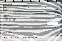 Animal Prints Top Stub Personal Checks | TSGEO-29