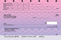 Sunset Chevron Top Stub Personal Checks | TSGEP-001