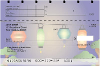 Oriental Lanterns Top Stub Checks | TSGEP-95