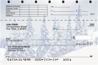 Snowy Woodland Top Stub Checks | TSNAT-86