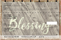 Rustic Blessings Top Stub Checks | TSREL-52