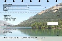 Mountain Lake Reflections Top Stub Checks | TSSCE-84