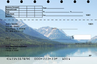 Mountain Lake Reflections Top Stub Checks | TSSCE-84