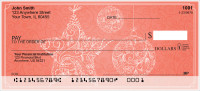 Vintage Christmas Personal Checks | XMS-60