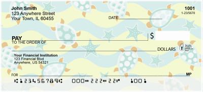 Colorful Sea Turtles Personal Checks | ANI-005