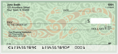 Swirl Art Personal Checks | ANI-010