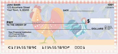 Country Rooster Personal Checks | ANI-013