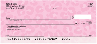 Leopard Prints Personal Checks | ANI-015