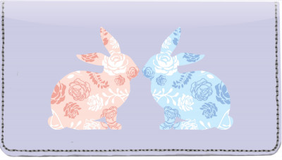 Blooms and Bunnies Leather Cover | CDP-ANI021