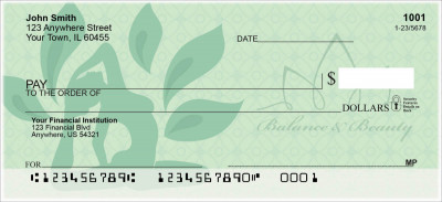 Namaste Personal Checks | FLO-002